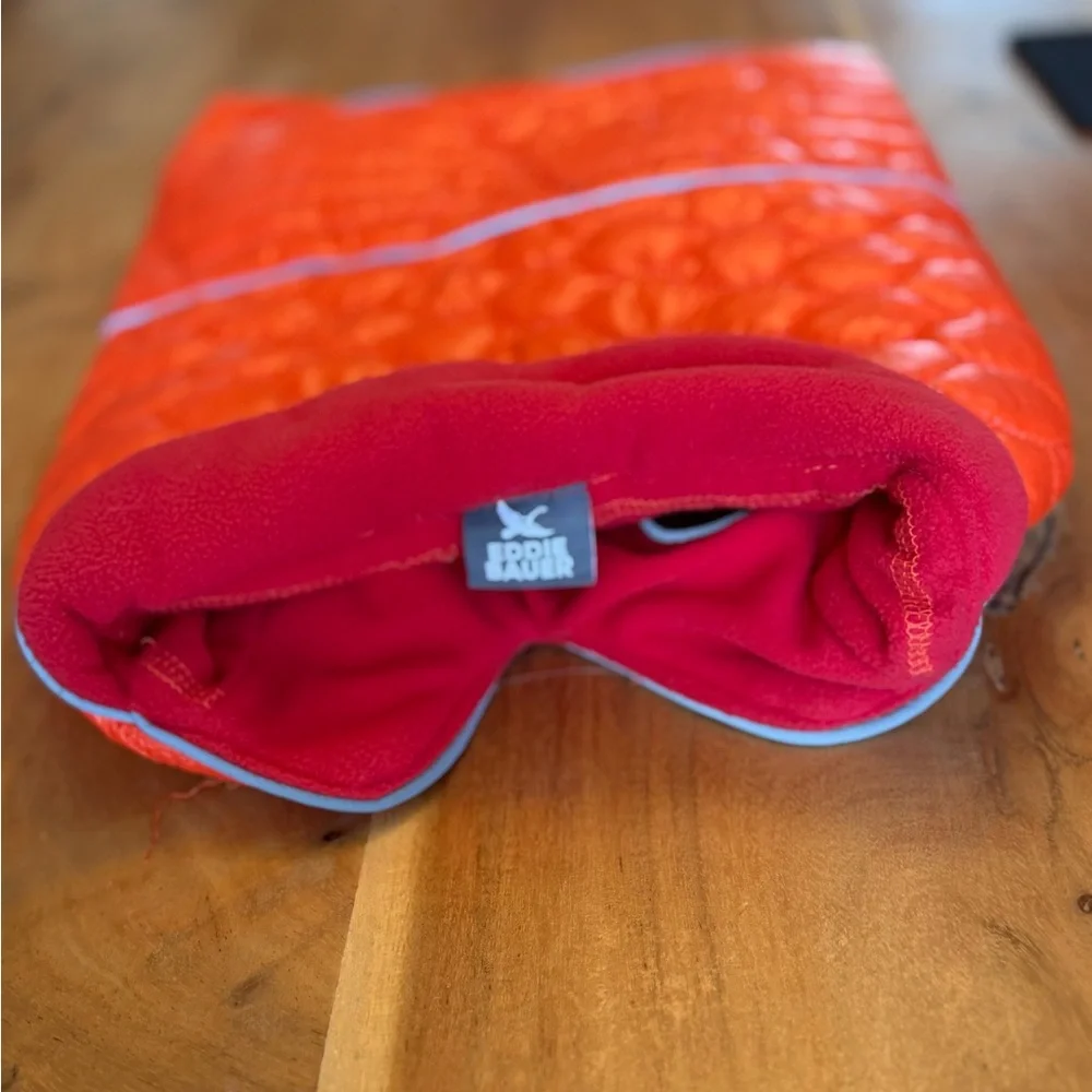 Eddie Bauer Reversible Quilted Dog Puffer - Large,‎ NWOT’s